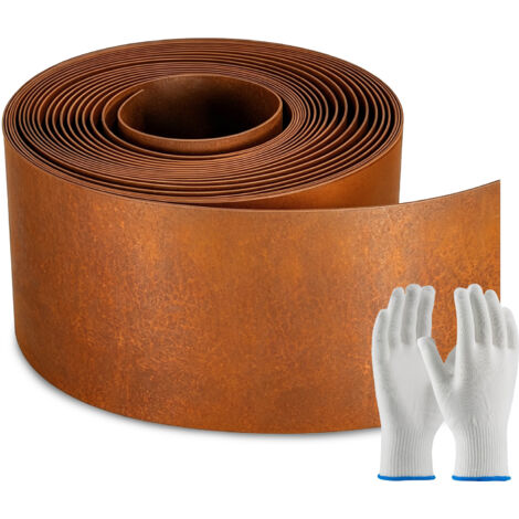 Bordure de jardin 5 m x 14 cm – Protection contre les mauvaises herbes – Flexible et résistant aux intempéries (1/5)