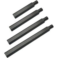 Extensions de couronnes de forage, adaptateurs de couronnes de forage, 1 1/4 UNC, longueur 300 mm, en acier 42Cr4 (DIN 1.7045), accessoires d'extension pour couronnes de forage diamantées (1 pièce).