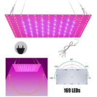 Rosnek Lampe de Jardin LED 169 LEDs Spectre Rouge/Bleu 12W Étanche IP20