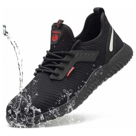 Safety shoes, Safety shoes for men and women, Work shoes, Steel toe cap, Ultra-light and indestructible protection, Breathable, Unisex safety shoes 39