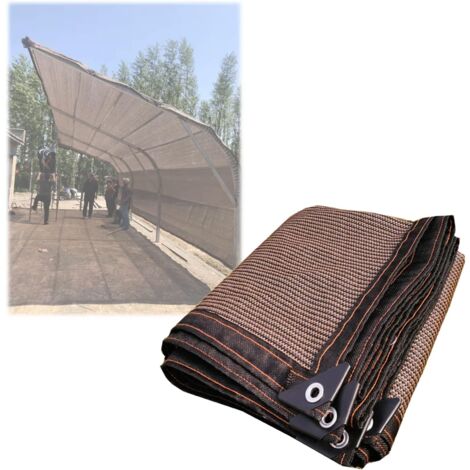 Heat Shield Net Shade Cloth, With Grommets, HDPE Polyethylene Shade Cloth, Reinforce Thicken For Garden Balcony Terraces Greenhouse Outdoor Pergola, Easy To Install 4x4m