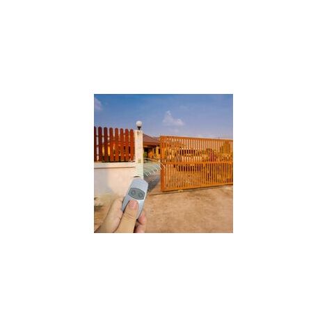 Universal Gate Remote Control, Came Top 432EE Pack of 2 Portable Remote Controls 433, Compatible with Door and Garage Remote Control Top432NA/432/432EV/432A /432M/432S T432/433.92MHz (Siber)
