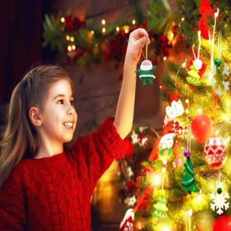 Santa Claus Doll Pendant, Mini Christmas Tree Hanging Decorations, Six Colors Santa Claus Pendant, Christmas Decoration, Small Gifts