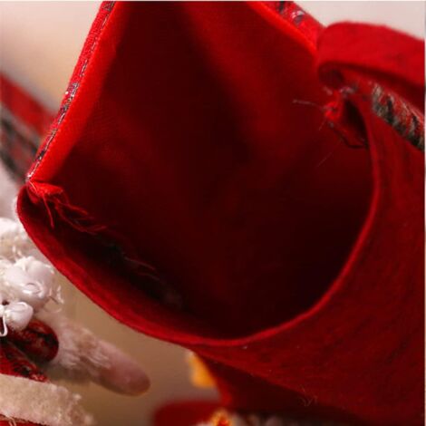 Christmas Stockings, Santa Claus Socks, for Christmas Stocking Decoration Bag, Candy Bag, Gift Bag.-a