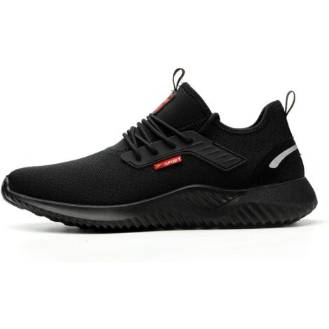 Men's Safety Shoes Lightweight Breathable Safety Sneakers Work Shoes-42