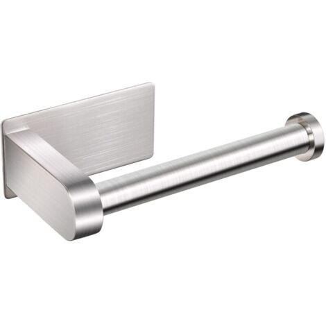 Noonext Adhesive Toilet Paper Holder With Shelf - SUS304 Stainless Steel, Mega Roll Compatible, No Drilling (Polished Chrome) - View #5