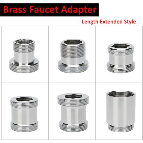 PATIKIL 22*1.0 Ale To 18*1.0 Feale Thread Faucet Adapter, 2 Pack...
