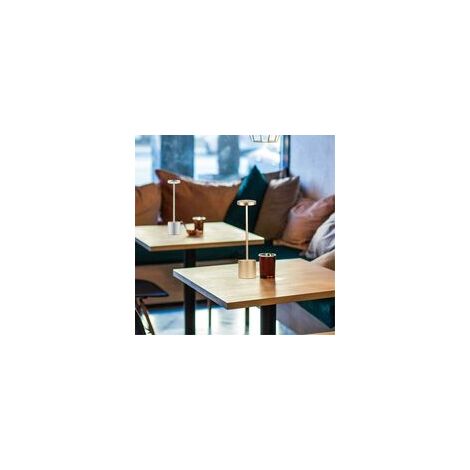 Cordless LED Table Lamp, USB Charging Desk Lamp, Bedside Lamp 2 Levels Brightness Modern Hotel Restaurant Bedroom Bedside Lamp