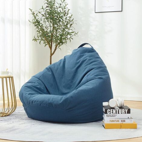 Bean Bag Sofa Lazy Sofa Cover Recliner Fabric Armchair Covers