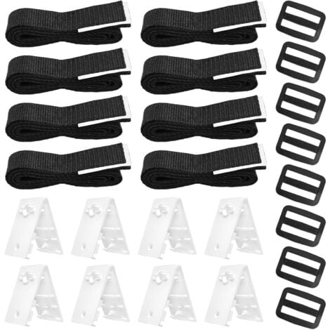 LKJGHG 8pcs Pool Solar Cover Reel Attachment Kit Solar Cover Reel Straps Solar Blanket Straps Kit For Universal In-Ground Swimming Pool
