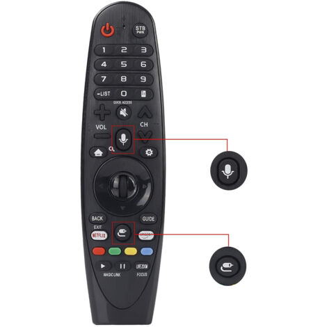 New Voice Remote Control for LG Smart TV Controller AN-MR650A AN-MR650A MR600 G MR18BA MR with Netflix and Amazon Keys