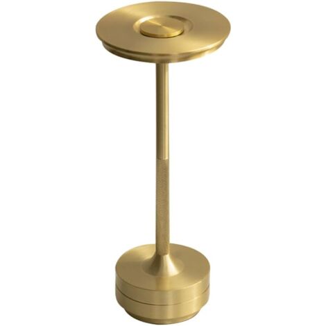 Wireless Table Lamp with Touch Sensor - Rechargeable Battery - 3 Colors - Dimmable - LED Bedside Lamp for Nightstand, Dining Table
