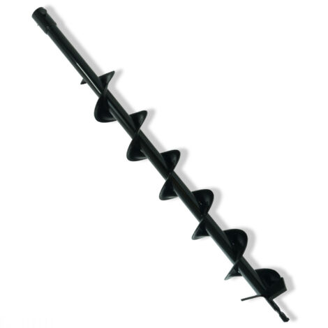 NEMAXX® B80 Tête de tarière pour perceuse et visseuse sans fil [80MM] – Tête de rechange pour tarières de sol, forets de terre et tarières de jardin – Forets pour plantation et sol