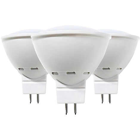 Lot de 3 ampoules LED spots GU5.3 6W équivalent 50W 540lm 3000K 15000H Primer Leader (1/5)