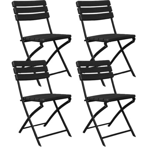 4 Chaises Pliantes Transparentes PET - Charge 150 Kg, Design Moderne Pour Intérieur/Extérieur