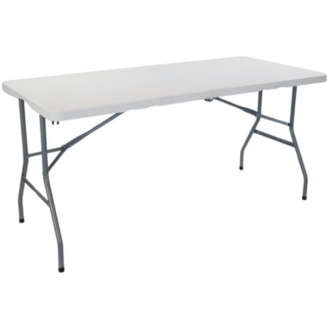 Table Pliante 150cm Rectangulaire Traiteur Blanc Traiteur Thinia Home