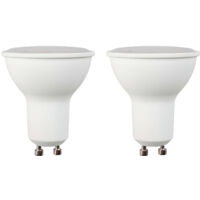 Lot de 2 ampoules LED spots GU10 6W équivalent 50W 540lm 25 000H 7h SevenOn Premium