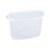 Bocal avec couvercle distributeur 1,2 L Blanc 20 x 9,5 x 12,5 cm 7house