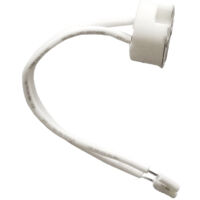 Douille de lampe en silicone lisse G4 blanche 7hSevenOn Elec