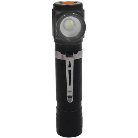 Torcia a LED ricaricabile, 90000 lumen elevati, torcia a LED super luminosa, 4 modalità impermeabile, per caccia, escursionismo, campeggio con treppiedi (6,2 pollici