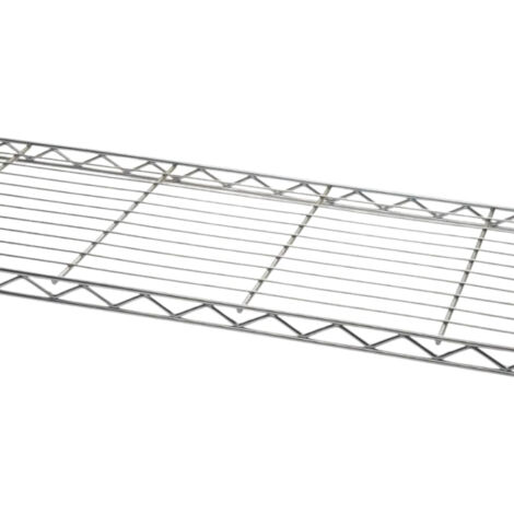 Scaffale In Kit A 3/4 Ripiani In Metallo Acciaio Cromato Con Ruote Girevoli - 4 Ripiani In Metallo Acciaio Cromato Con Ruote Girevoli 4 Ripiani 35x35xh120 Cm 89455929