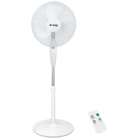 Standventilator mit Fernbedienung 16" 40cm 40W 3 Geschwindigkeiten Neos Comfort Weiß Thinia Home