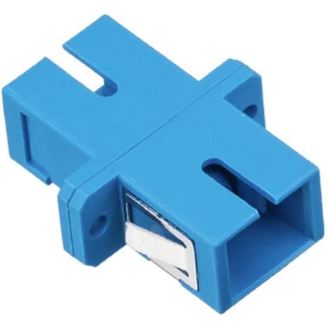 Elfcam - Lot de 5 Adaptateurs Fibre Optique SC/UPC Femelle à Femelle - Simplex Monomode, Haute Précision