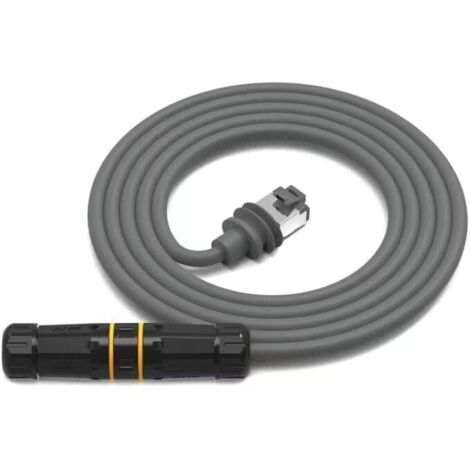 Elfcam - Câble Ethernet Starlink 30m avec Adaptateurs RJ45 Étanches - Compatible Gen 3 / Mini, Coupleur d’Extension et Réparation Inclus