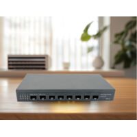 Elfcam – Switch fibre optique 10Gb non géré – 8 ports SFP+ 10G – Plug & Play – Ventilation passive – Compatible Freebox Ultra et Livebox 6