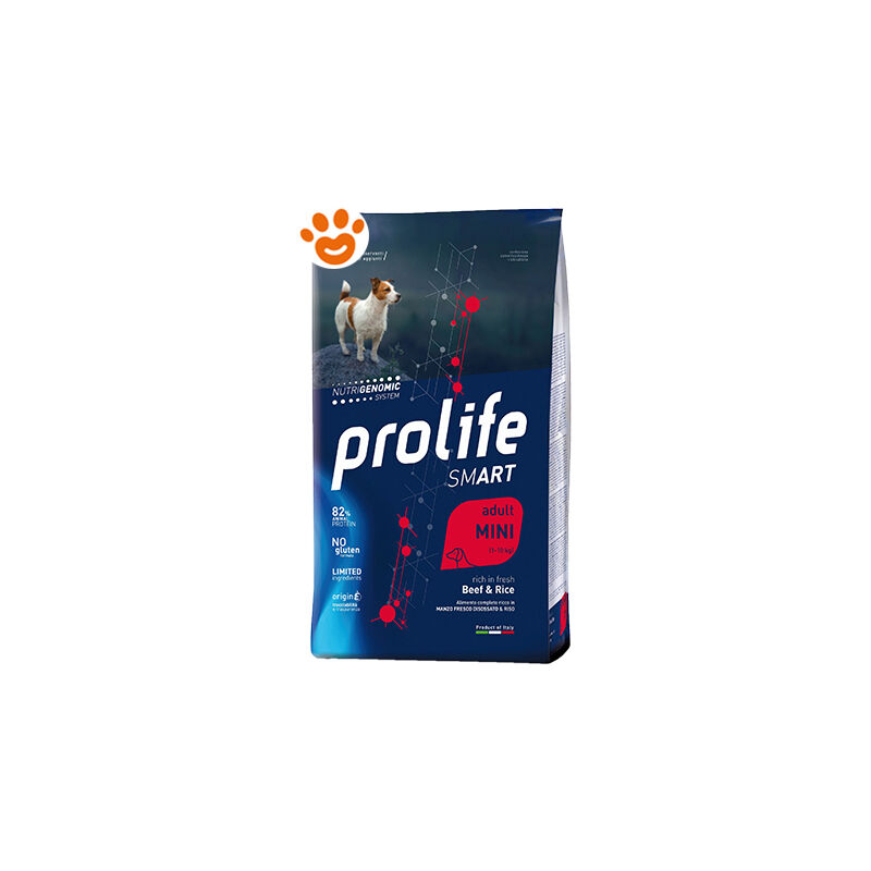 Prolife Smart Mini Adult Huhn & Reis - 2 Kg Hundefutter Für Kleine Rassen, Zur Gewichtskontrolle