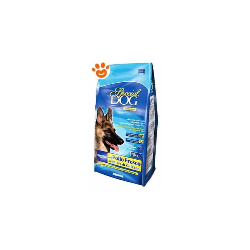Monge Special Dog Regular con Pollo Fresco  - Monge Special Dog Regular con Pollo Fresco - Sacco Da 15 Kg