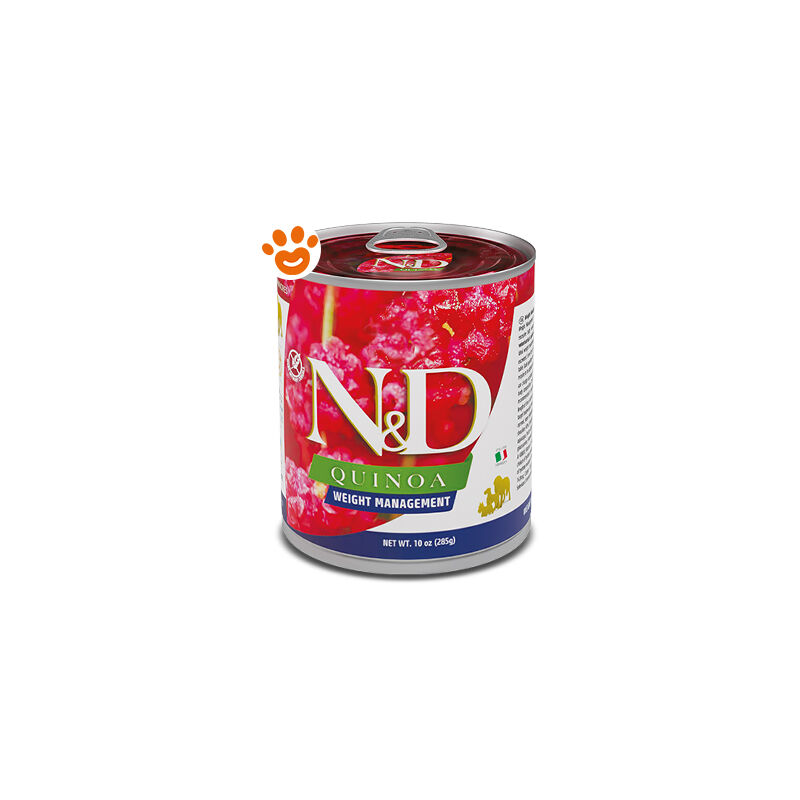 N&D Dog Quinoa Weight Management Bárány 7kg - Kutyakényelem.hu