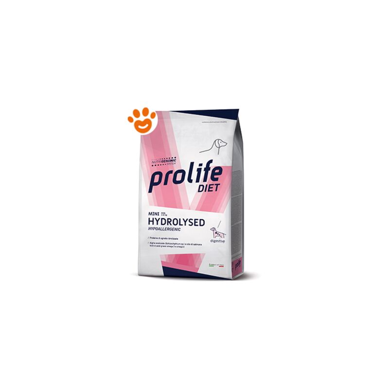 Prolife Dog Veterinary Mini Hydrolysed Hypoallergenic  - Prolife Dog Veterinary Mini Hydrolysed Hypoallergenic - Sacco Da 5 Kg