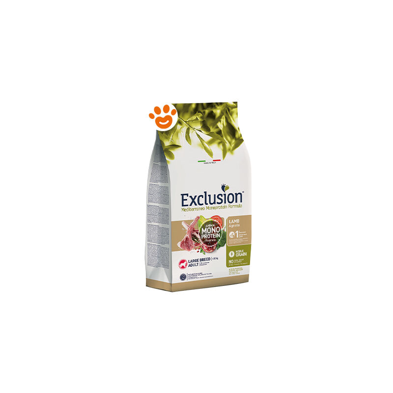 Exclusion Mediterraneo Adult Thunfisch Mit Noble Grain – Trockenfutter Für Große Hunde, 12 Kg