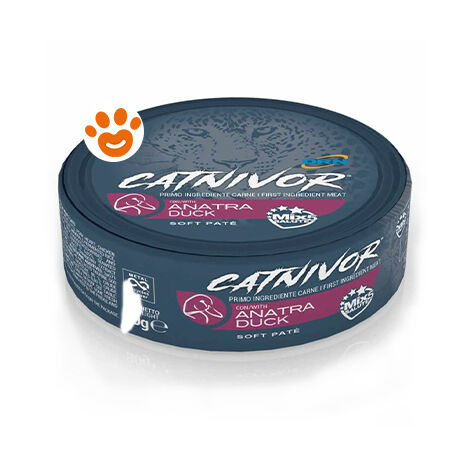 DRN Catnivor Anatra  - DRN Catnivor Anatra - Lattina Da 80 Gr