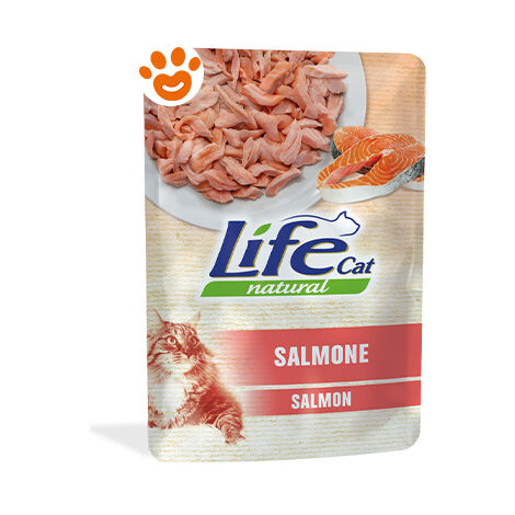 Life Cat Natural Salmone - Life Cat Natural Salmone - Bustina Da 70 Gr