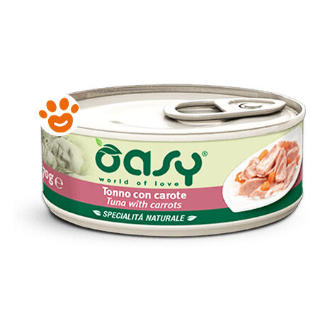 Gatto - Umido Tonno e Carote 70-150 gr OASY - size 150 gr