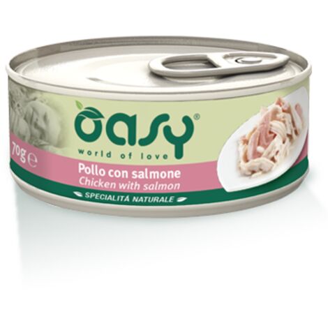 Gatto - Pollo e Salmone 70 - 150 gr OASY - size 150 gr