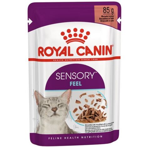 Royal Canin Cat Sensory Feel in Salsa - Royal Canin Cat Sensory Feel in Salsa - Bustina Da 85 Gr (1/2)