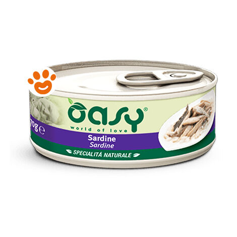 Oasy Cat Specialità Naturali Sardine  - Oasy Cat Specialità Naturali Sardine - Lattina Da 150 Gr