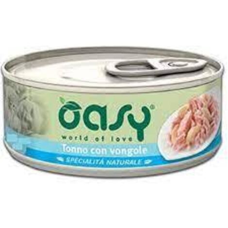 OASY wet cat Spec. Naturali tonno con vongole 150gr
