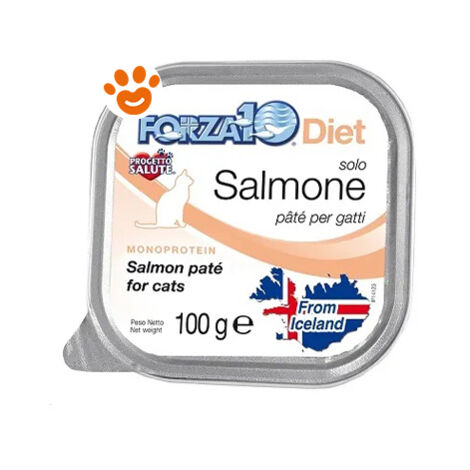 Forza10 Cat Solo Diet Salmone - Forza10 Cat Solo Diet Salmone - Vaschetta Da 100 Gr