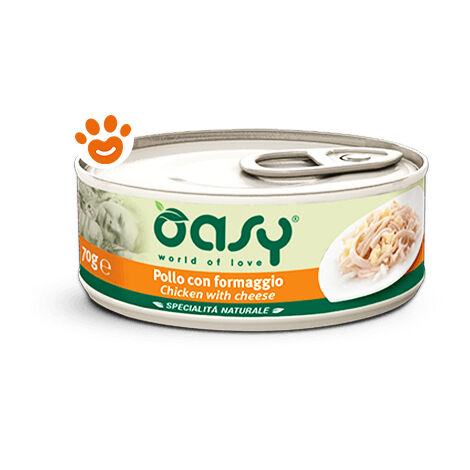 Gatto - Pollo con Formaggio 70 - 150 gr OASY - size 70 gr