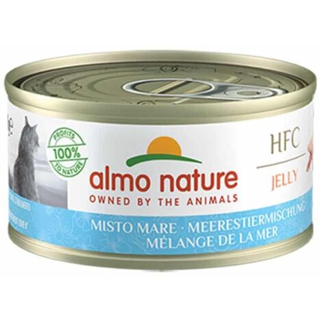 Almo Nature Gatto HFC Jelly Lattina 70gr Misto Mare