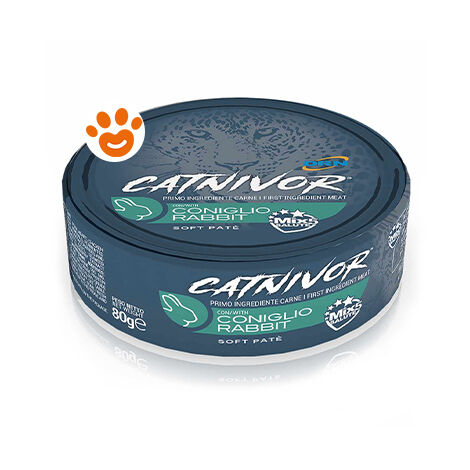 DRN Catnivor Coniglio  - DRN Catnivor Coniglio - Lattina Da 80 Gr