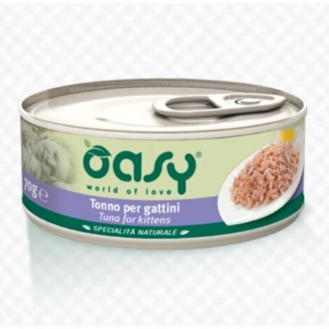 OASY wet cat Spec. Naturali-tonno per gattini-lattina 150gr