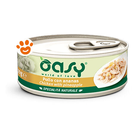 Oasy Gatto Specialità Naturale al Pollo 150gr con Ananas