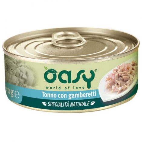 OASY WET CAT Specialit&agrave Naturali Tonno con Straccetti Di Pollo 150gr