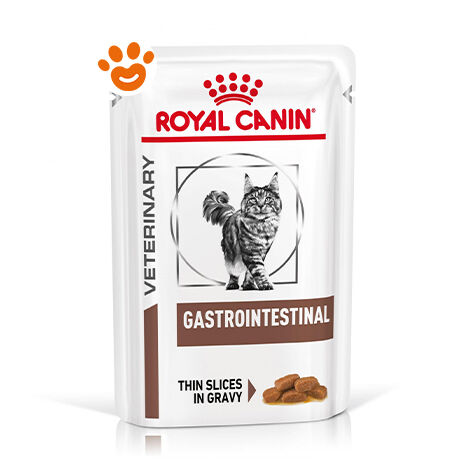Royal Canin Cat Veterinary Diet Gastrointestinal  - Royal Canin Cat Veterinary Diet Gastrointestinal - Bustina Da 85 Gr