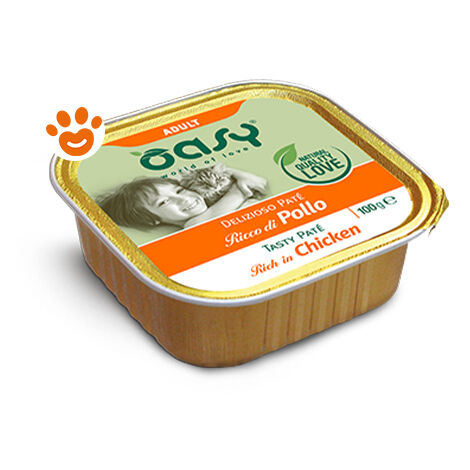 Gatto - Pate' Adult Pollo 100 gr Oasy